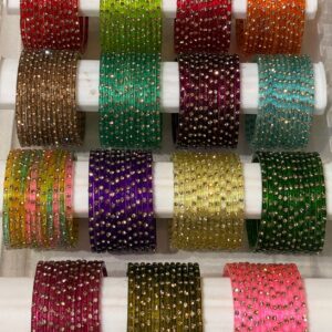 Crystal Dot Bangles