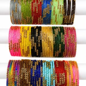 Premium Infinity Stone Glass Bangles